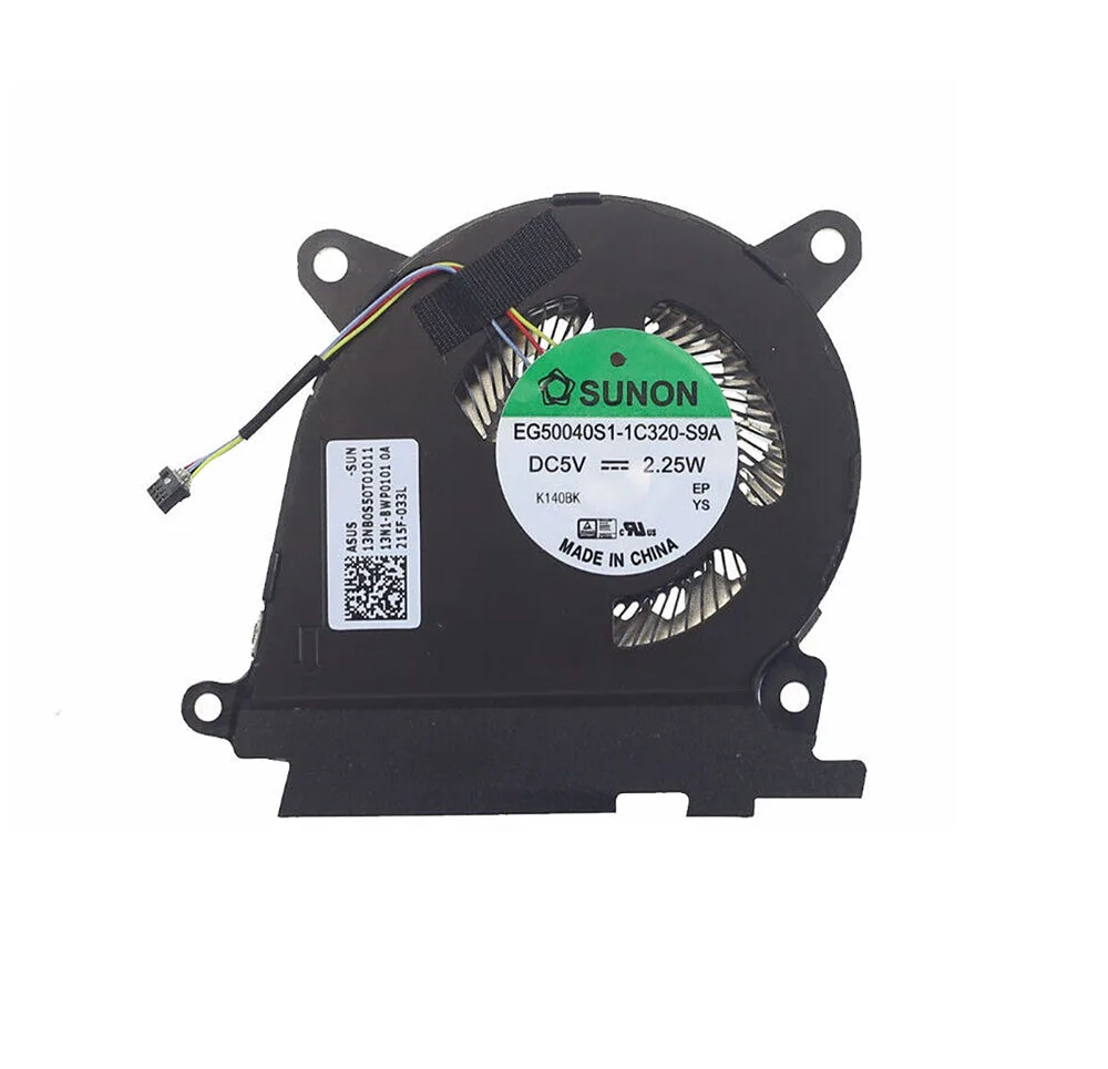 Laptop CPU Cooling Fan For ASUS UX482 UX482E UX4100E EG50040S1-1C320-S9A DC5V 2.25W 4-Pin FAN