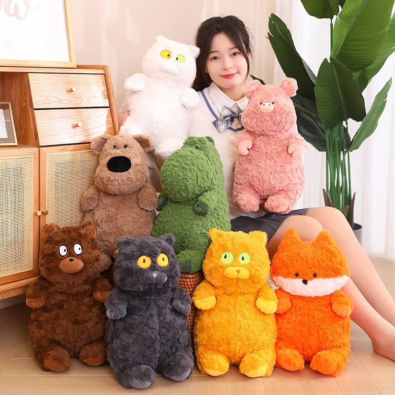 

40cm Kawaii Animals Super Soft Cute Plush Collectible Doll Plushie Pillows Stuffed Out Door Toy for Kids Girls Christmas Gifts