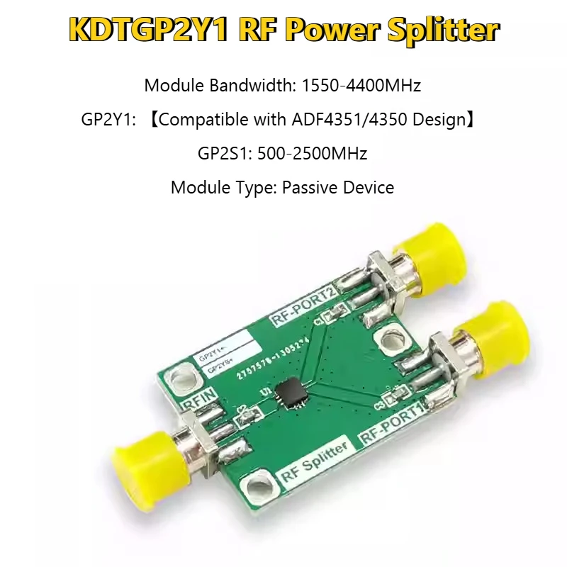 GP2Y1 +/GP2S1 + RF Splitter and Combiner Module ADF4351 Power Splitter KDTGP2Y1-004