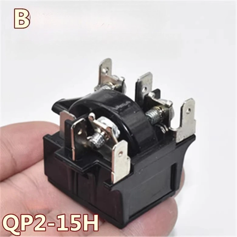QP2-15H لثلاجة Oma/Haier/Manpower PTC Starter Relay Overload Thermal Protector