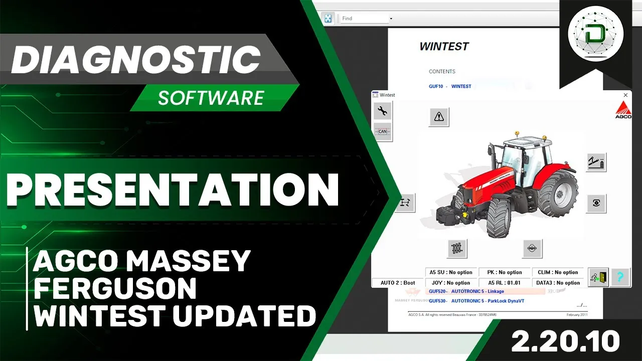 

SpecDiag Massey Ferguson WinTest 2.20.10
