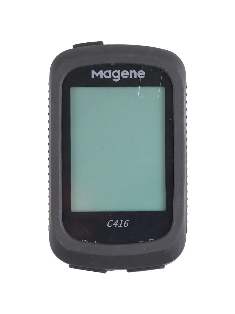 Voor Magene C416 C416 Siliconen Beschermhoes Fietscomputer Scherm Film Beschermhoes Anti-val Krasbestendig TMOWUK