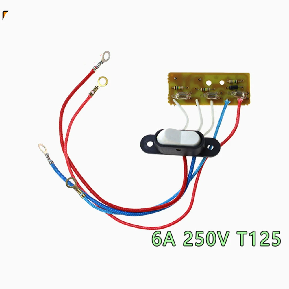1PC 4-wire Rice Cooker Power Indicator Panel with Button Switch 6A 250V T125 Indicator PCB Board For Juicer Blender Mixer Parts