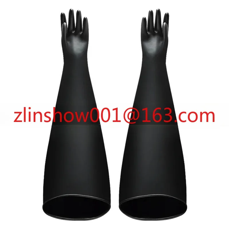 Handschuhe Experimentelle Bedienungsbox Anaerobe Box Handschuhe Butylkautschuk Lange Armhandschuhe 8B1532