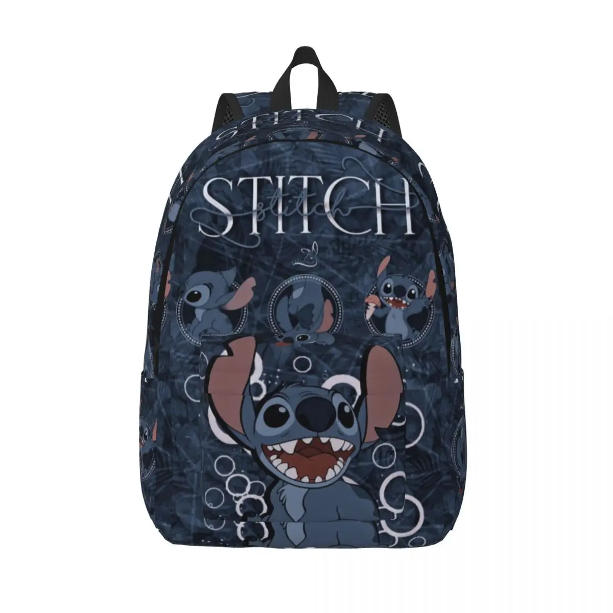 

Custom Stitch Lion Canvas Backpacks for Boys Girls Kawaii School College Travel Bags Women Men Bookbag Fits 15 Inch Laptop