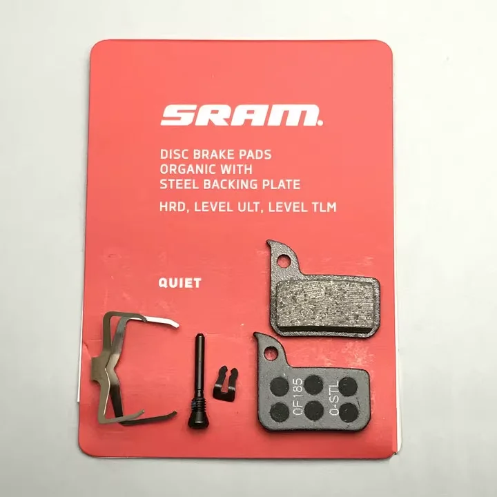 SRAM disc brake pads organic with steel backing plate   HRD LEVEL ULT LEVEL TLM MTB & Road bicycle acesssories cycling