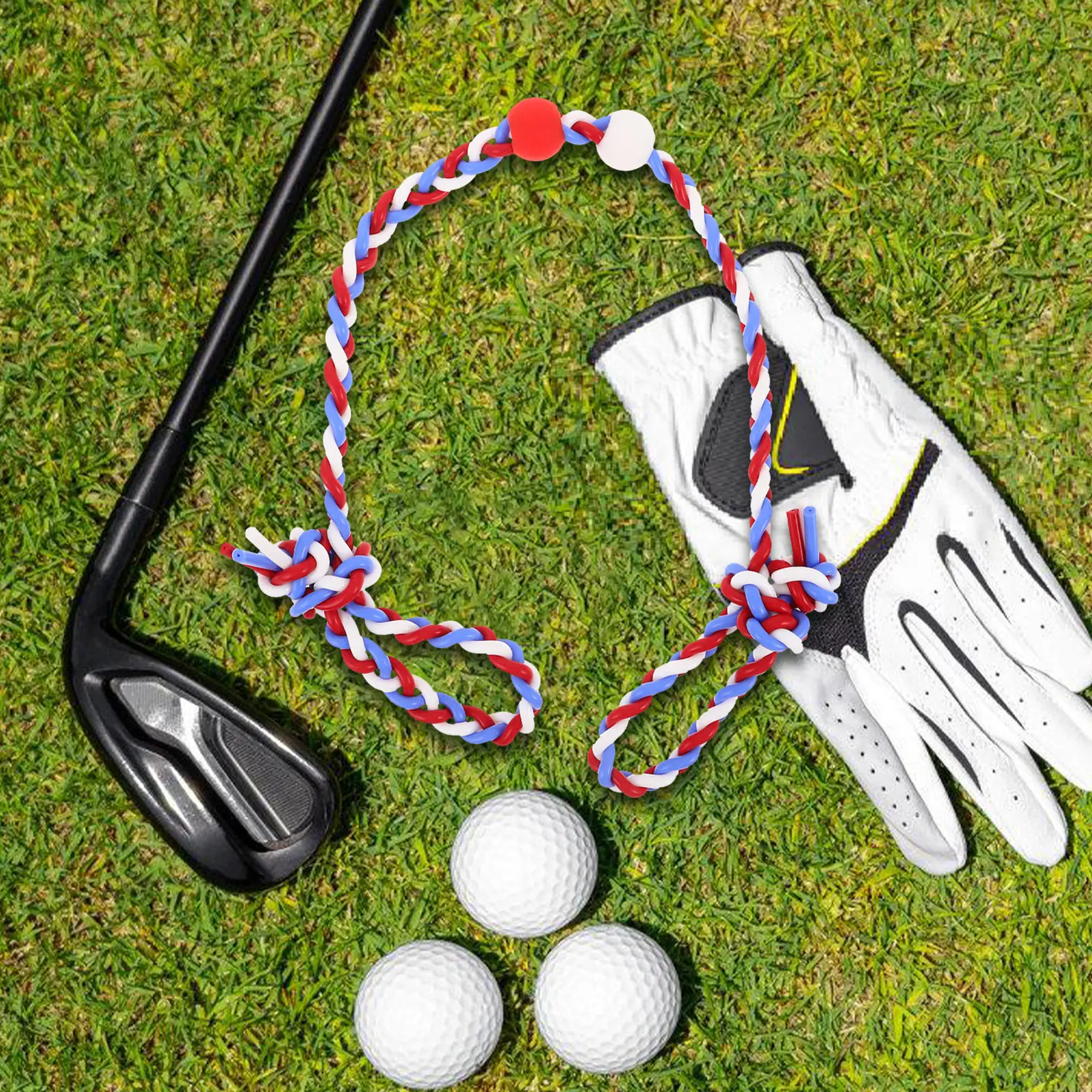 Golf Swing Training Rope High Elastic Professional Portable Golf Practice Tool Home Office Swing Aid Improve Technique Muscle
