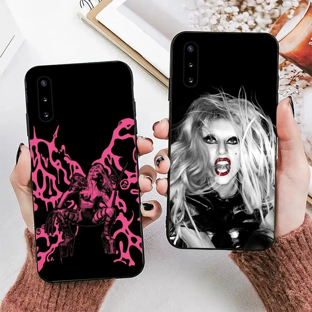 Singer L-Lady G-Gaga Phone Case For Samsung Galaxy A13,A21s,A22,A31,A32,A52,A53,A71,A80,A91 Soft Black Phone Cover