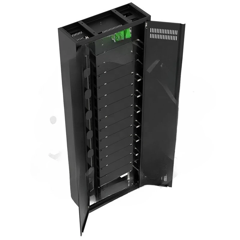 Equipment manufacturer's core fixed drawer rack mounting wiring