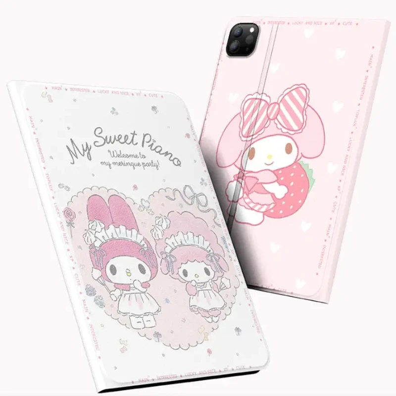 

Чехол для iPad MINISO My Melody для iPad Air3 4 5 10,9 дюйма M2 M3 Pro 4 5 6 M4, защитный чехол для iPad 8/9/10 10,2 дюйма A16 11 дюймов, чехол для планшета