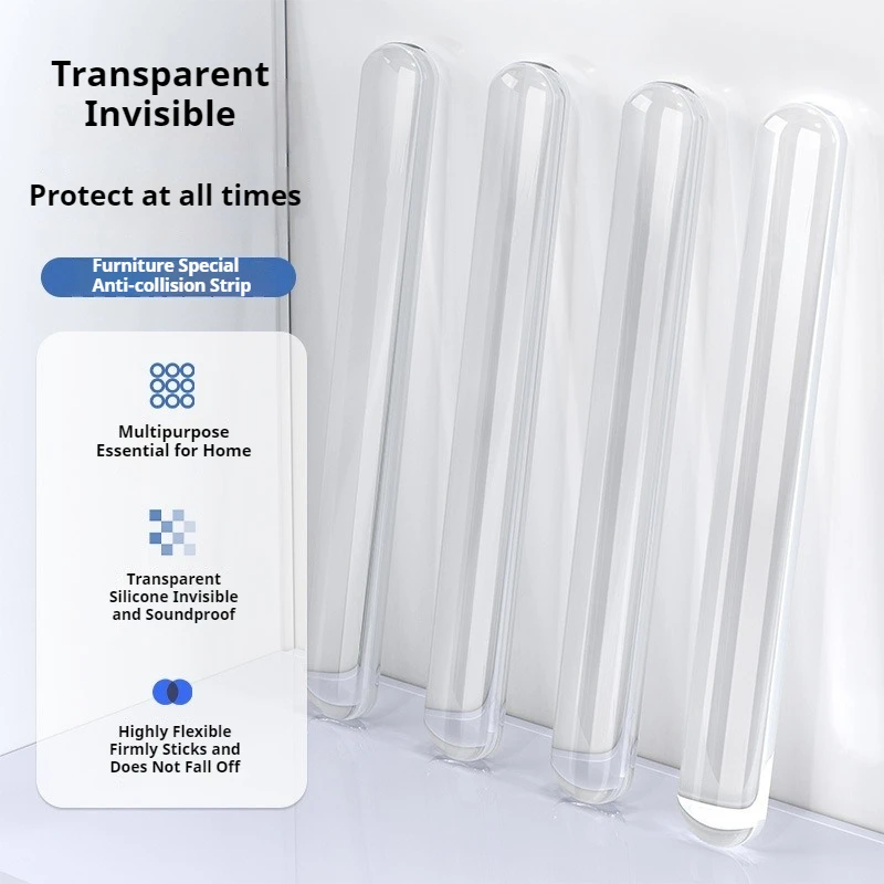 10 Stück transparente Silikon-Schranktürpolster, selbstklebende Puffer für Schubladen und Wände, langlebiges Möbelschutzwerkzeug