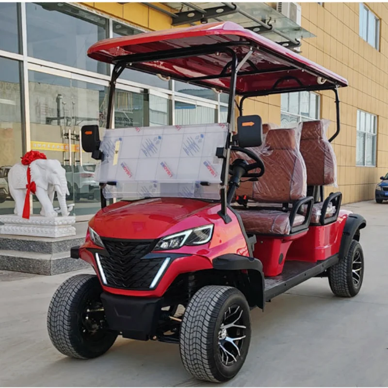 Wholesale CE Approved export electric golf cart Golf Course Club 2/4/6/8 seater off-road Solar power electric golf cart