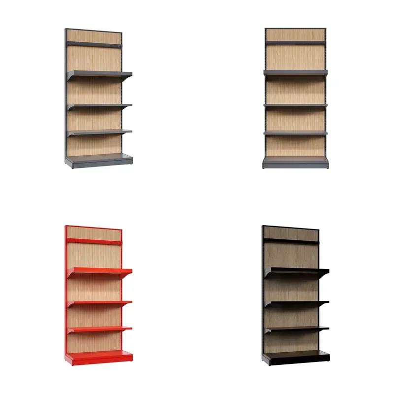for Rugged Convenience Store Display Racks Wall Mounted Shelf Units  Scene Retail in Supermarkets