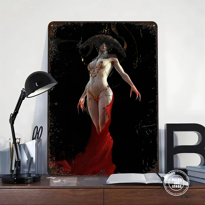Pale Sister 1 Lightly 3D Poster Customized Vintage Metal Signs Wall Art Retro Tin Plaque for Gaming Room Decoration Items House