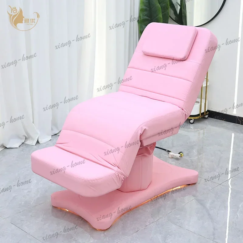 LSElectric Curved Lash Bed With Metal Frame And Synthetic Leather Upholstery For Salon Eyelash Extension And Beauty Treatments