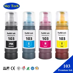 SKY Premium Refill Ink 103 ,Compatible For Epson EcoTank L1110 L3100 L3110 L3111 L3116 L3150 Printer