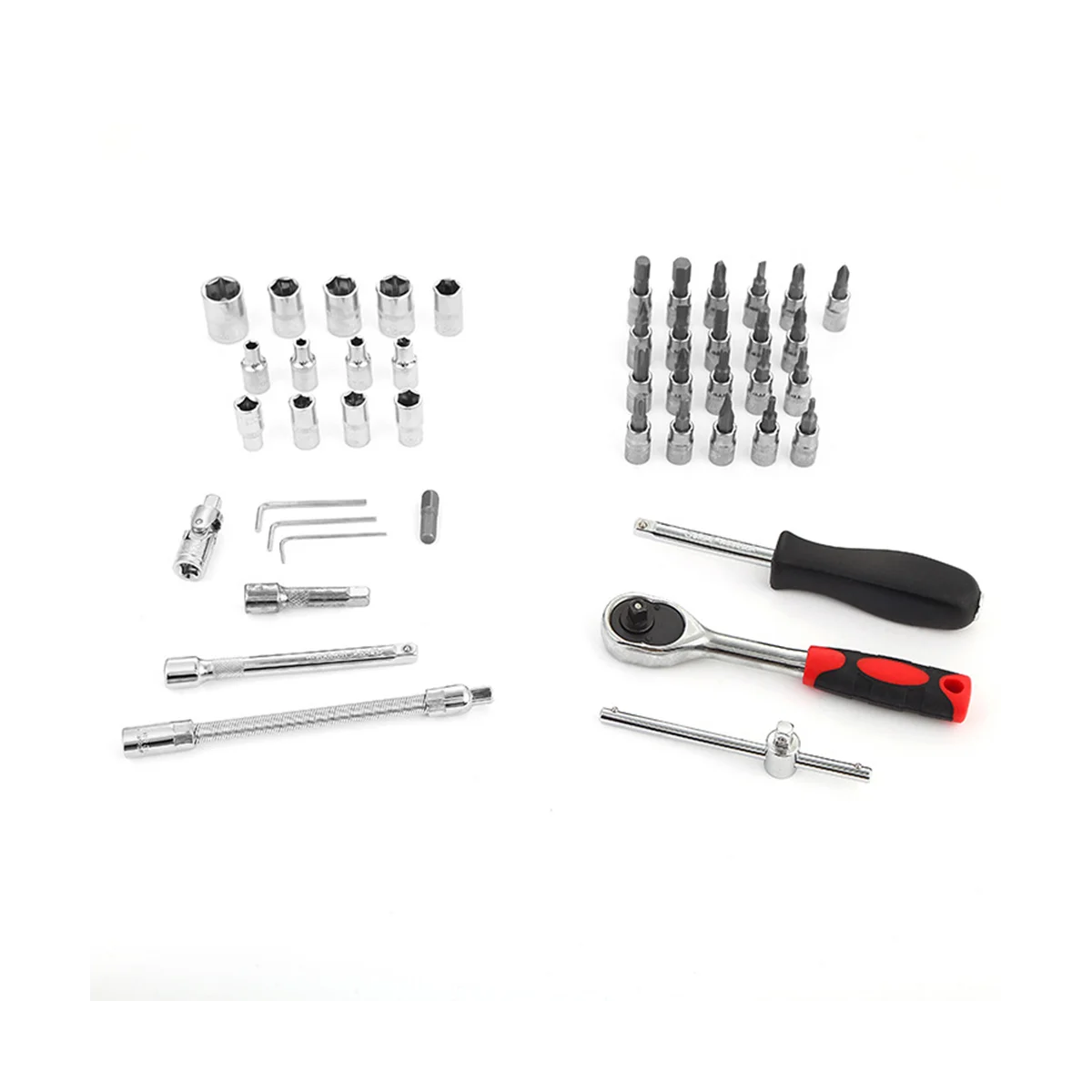 46 Piece Auto Repair Tool Set Sleeve Tool with Ratchet Tool Set Auto Parts Auto Repair Tools Tool