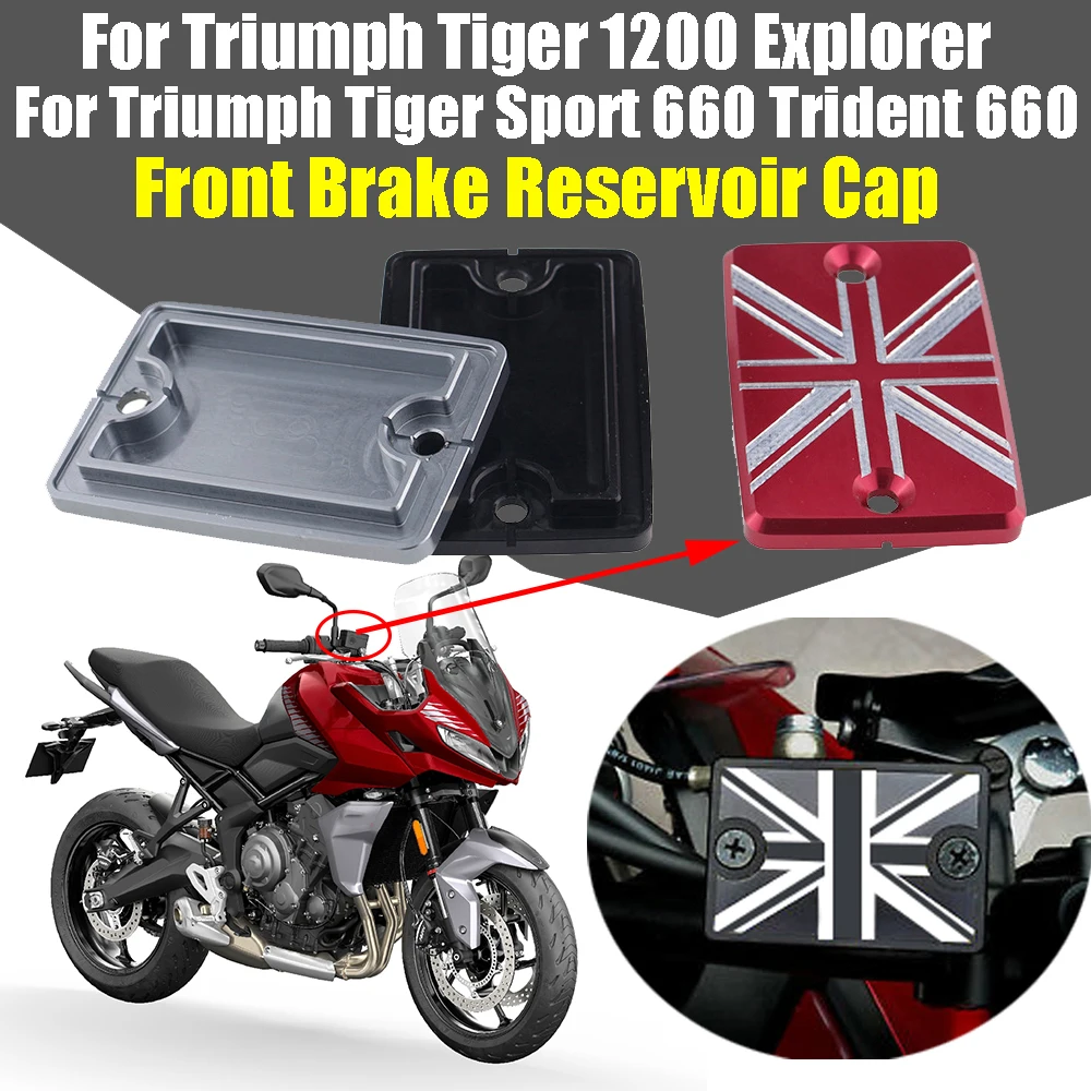 For Triumph Tiger1200 Tiger 1200 Explorer Tiger 850 Tiger 660 Sport Accessories Front Brake Fluid Reservoir Cap Oil Tank Cover