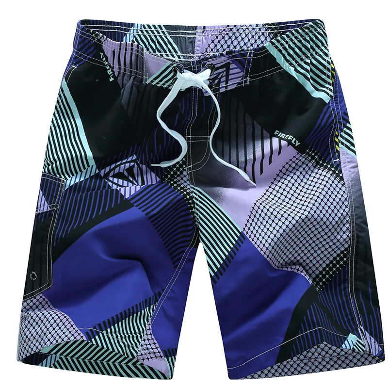 Summer Men\'s Beach Shorts Printing Casual Loose Hawaii Quick Dry Board Shorts Bermuda Surf Board Shorts Mens Short Pants