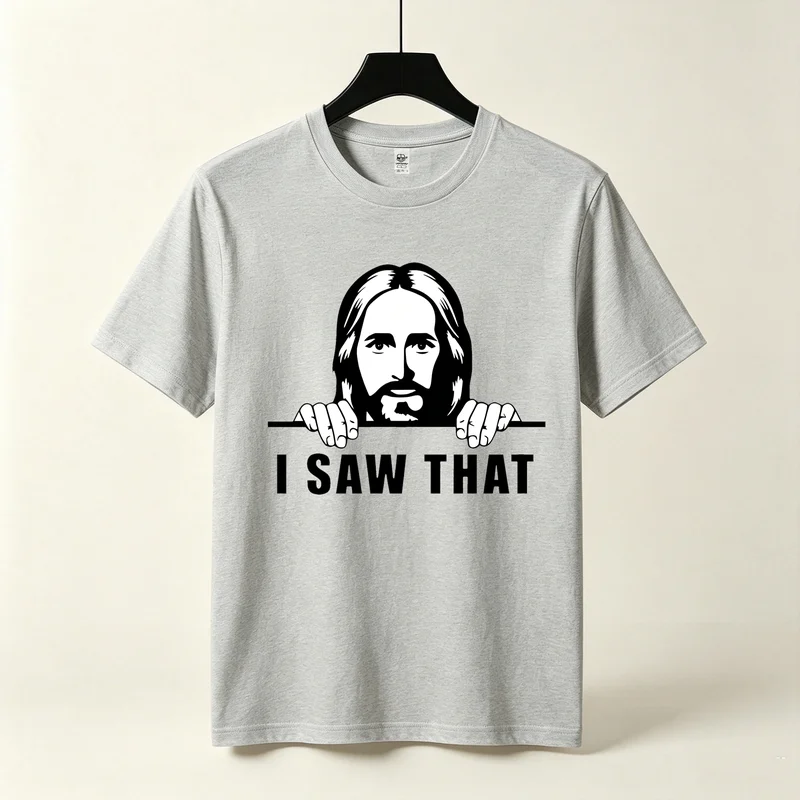 Funny Religious Meme T-Shirt Sarcastic Quote Graphic Print Men Women Casual Cotton Streetwear Tops Humor Novelty