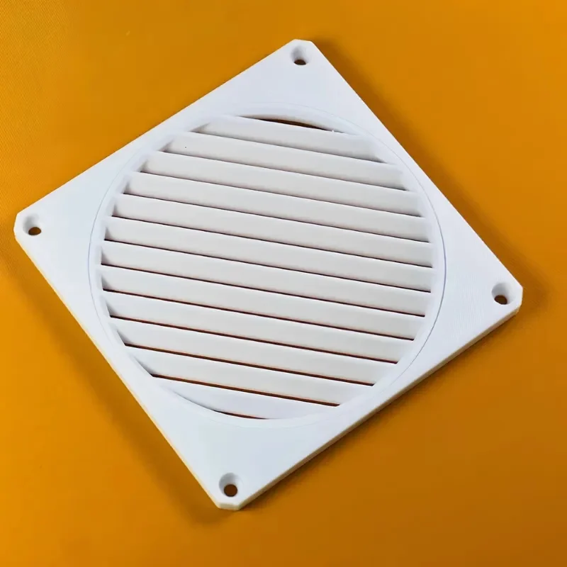 N+ Rotatable Fan Shroud, Compatible with 90mm/120mm/140mm Fans Adjustable Direction Anti-Pinch Design 7mm Installation Thickness
