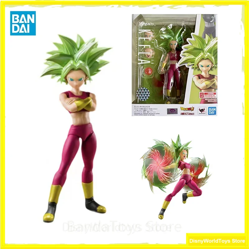 100% Original BANDAI S.H.Figuarts SHF Kefla Dragon Ball Super Saiyan In Stock Anime Action Collection Figures Model Toys