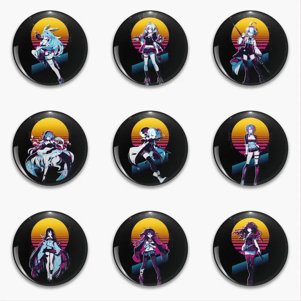 honkai impact Anime Brooch Bag Clothing Hat Badge Accessories Jewelry Gifts