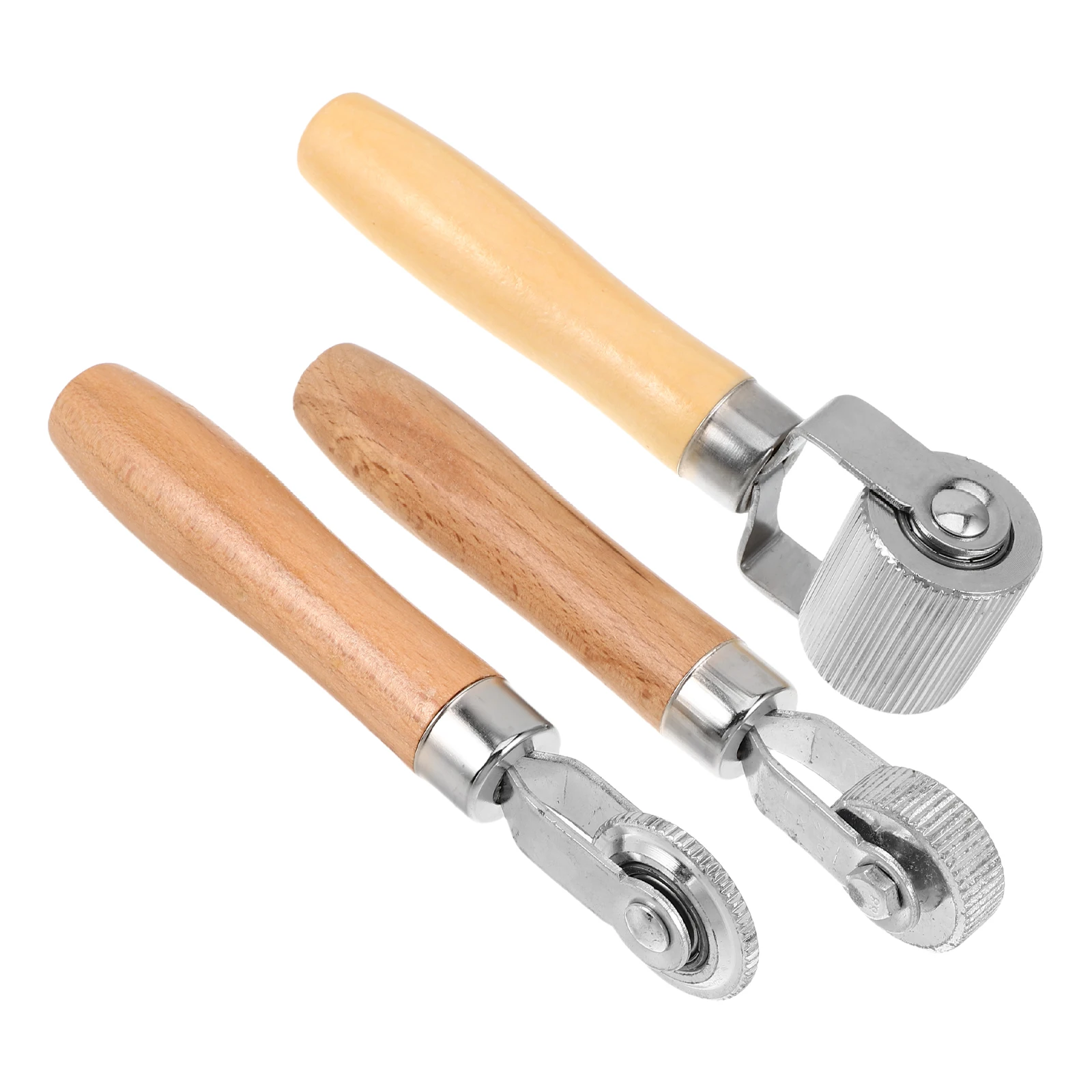 

3Pcs Car Tire Repair Patch Roller Metal Wooden Handle Sound Deadener Roller for Auto Noise Insulation Soundproofing Installation