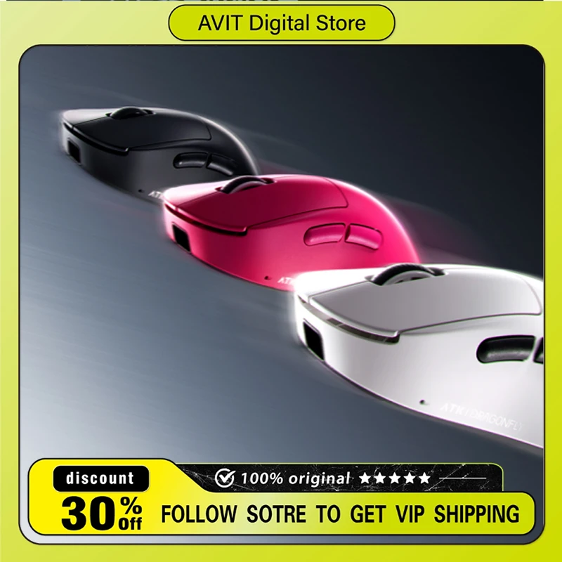 

NEW ATK Dragonfly Y9 Ultimate Wireless Mouse Dual 8k PAW3395/3950 Ultra E-sports Mouse Lightweight PC Gaming Accessories Gifts