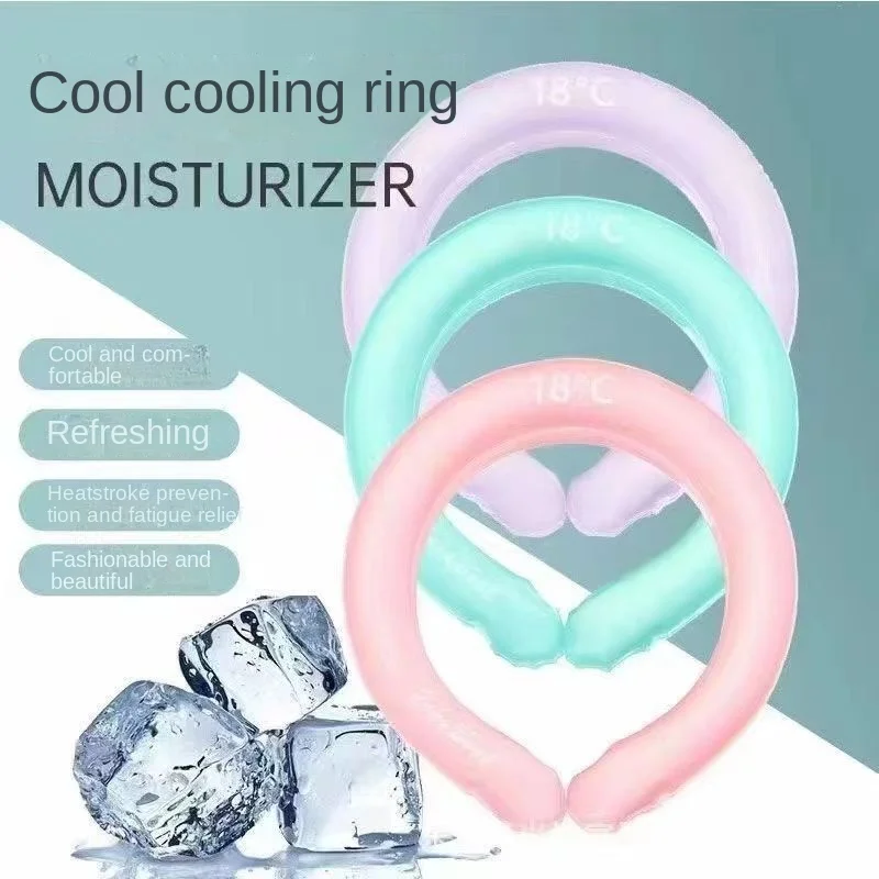 Neck Cooler Tube Neck Cooler per Fitness Summer Outdoor riutilizzabile Neck Cooling Wrap Gel Ice Pack Relief per Hot flash e Feve