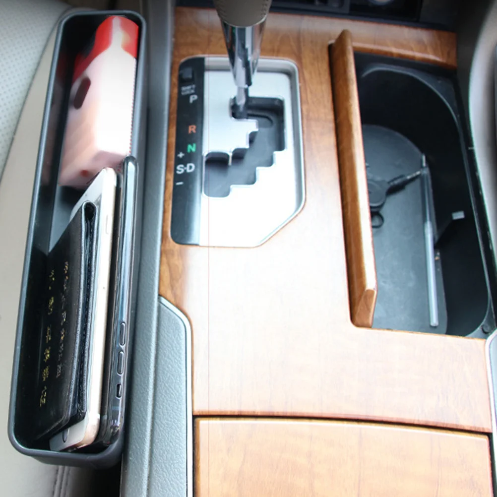 

Multi-Function Car Storage Box Black Vehicle Seat Slot Organizer for Water Bottle Phone Paper Towel Holder Car Drink Holder