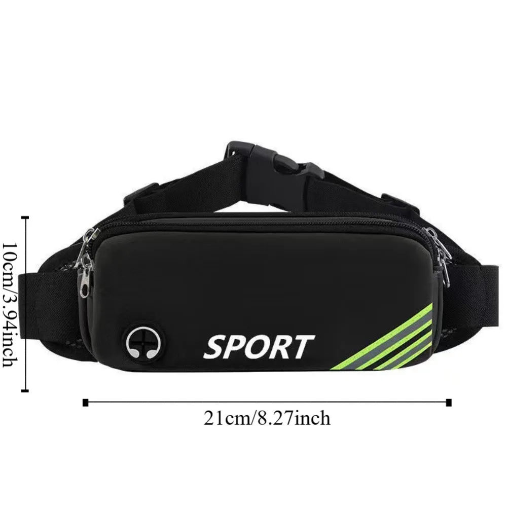 Large Capacity Sport Mobile Waist Bag Multi-function Lightweight Running Waist Bag Breathable Storage Sports Phone Bag