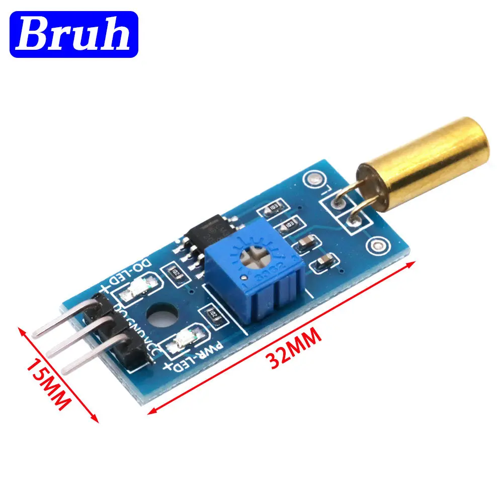 Smart Robot Tilt Vibration Sensor Module Vibration Switch Alarm Module for arduino Diy Kit