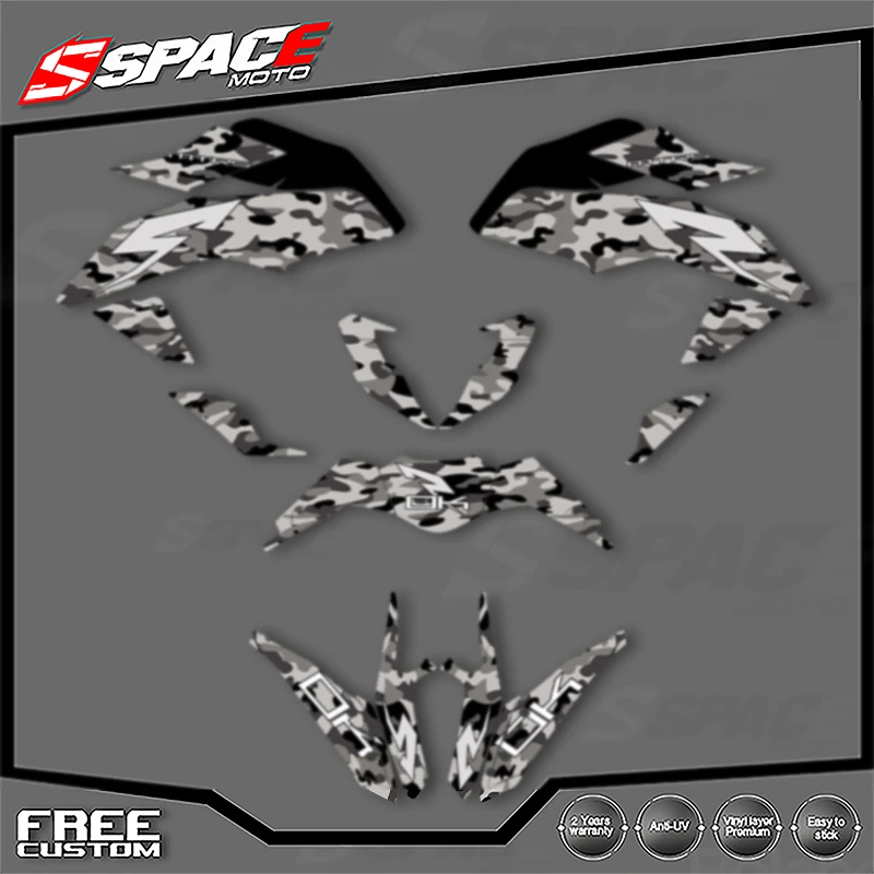 

SPACE Custom Motorcycle Graphics For KTM 2017 2018 2019 2020 DUKE 125 17-20 DUKE125 390 Decal Stickers Kits 012