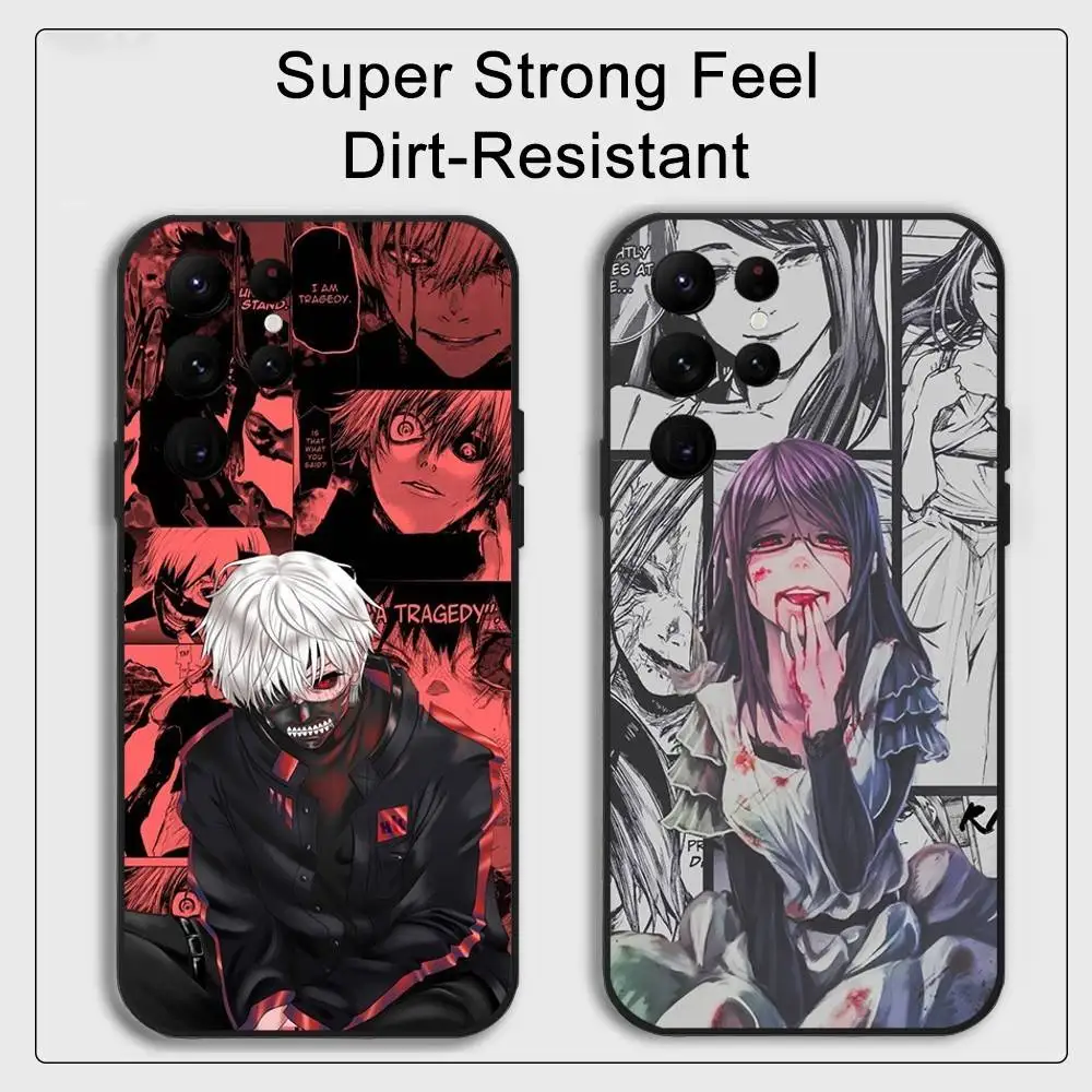 أنيمي T-Tokyo G-Ghoul جراب هاتف للهاتف S سلسلة S S20 S21 S22 S23 S24 FE زائد الترا بولي TPU لينة إلى غطاء صديق للبشرة