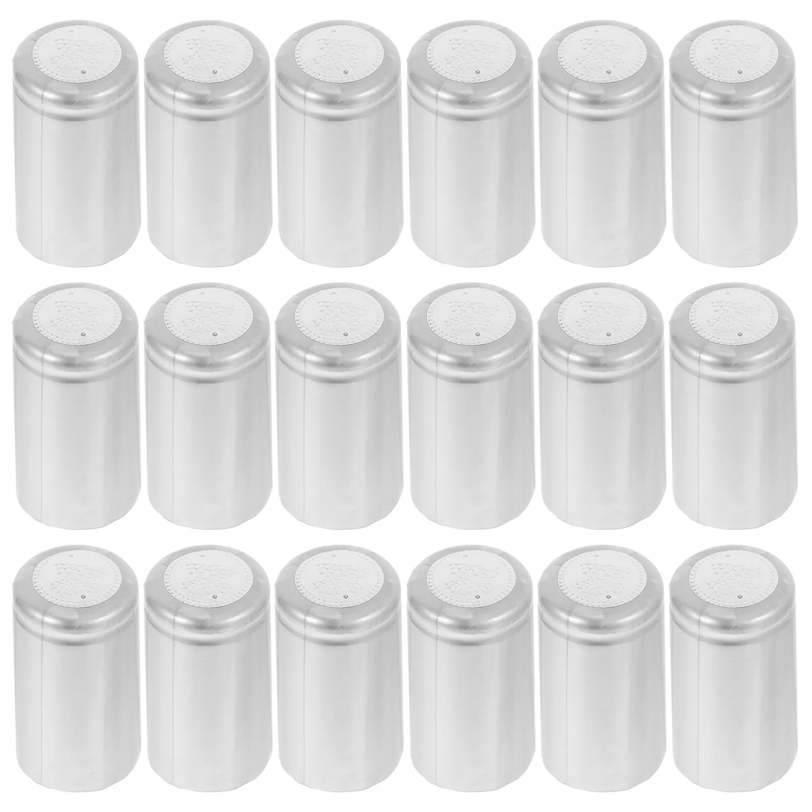 100Pcs Heat Shrink Caps Wine Bottle Supplies Tear Resistant Sealing Capsules Home Parties Shrink Caps for Bottles