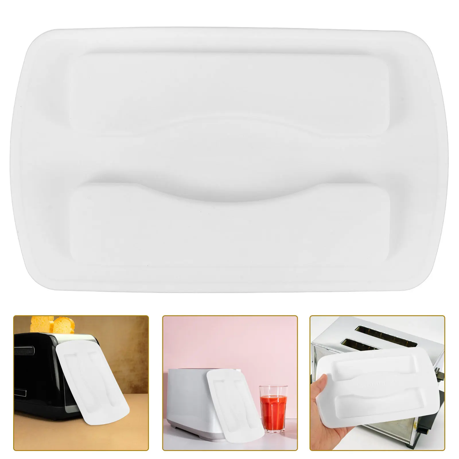 Silicone Toaster Cover Protective Lid Smooth Design Lightweight Kitchen Bread Maker Cover Toaster Oven Lid Bread Machine Lids