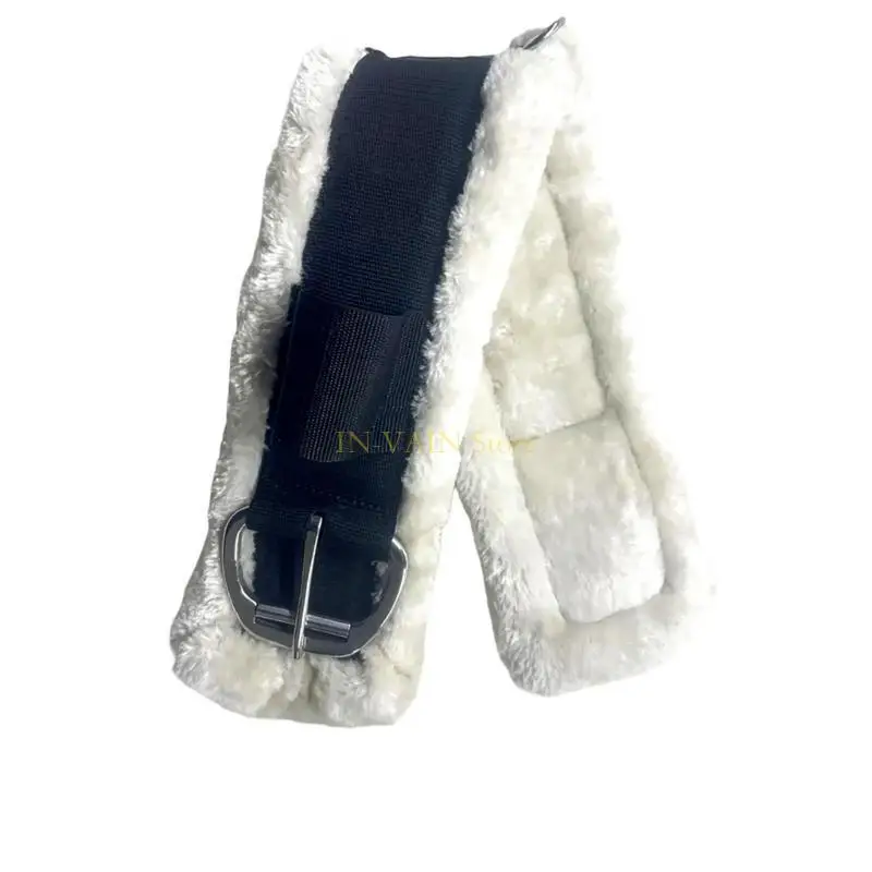 ceinture-elastique-anglaise-en-polaire-pour-cheval-ceinture-respirante-pour-cheval-selles-occidentales-accessoires-pour-l'entrainement-facile-a-utiliser