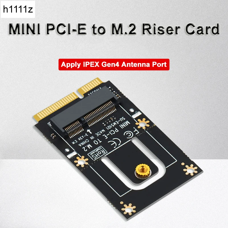 Konwerter Mini PCI-E na M.2 Karta rozszerzeń M.2 NGFF Key E Interfejs dla M.2 Bezprzewodowy moduł Bluetooth WiFi do laptopa PC