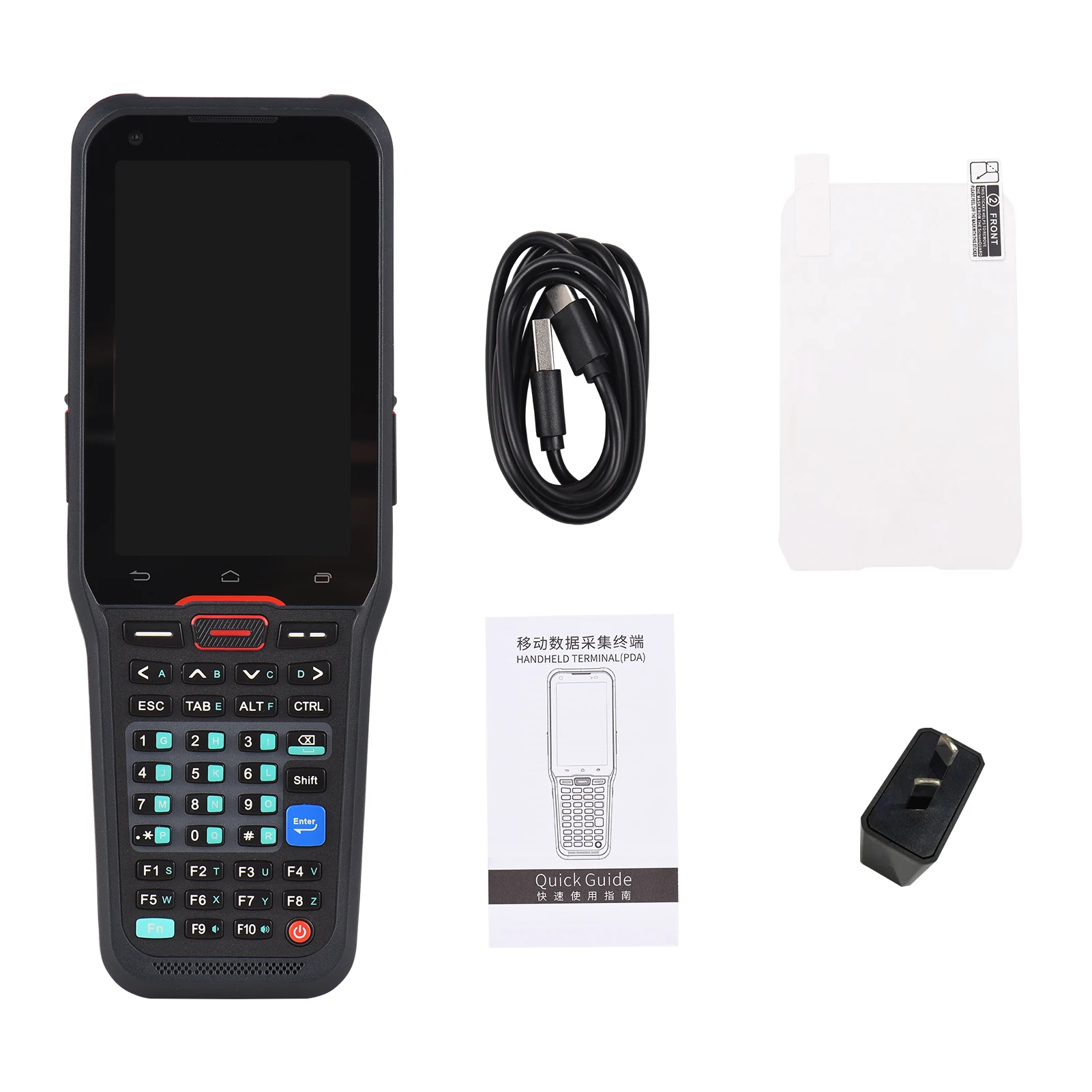 Scanner de codes-barres robuste, collecteur de données, terminal de détermination, Android 10, PDA, OJ, QR, 2G RAM, 16G Dean, Honeywell, 5703