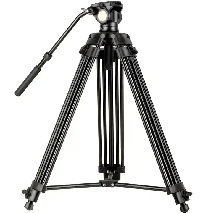 QZSD Kamerastativ Q880 Q880A Aluminiumstativ 158cm 193cm professionelles Hochleistungsstativ Vlog-Halterung, maximale Traglast 10KG