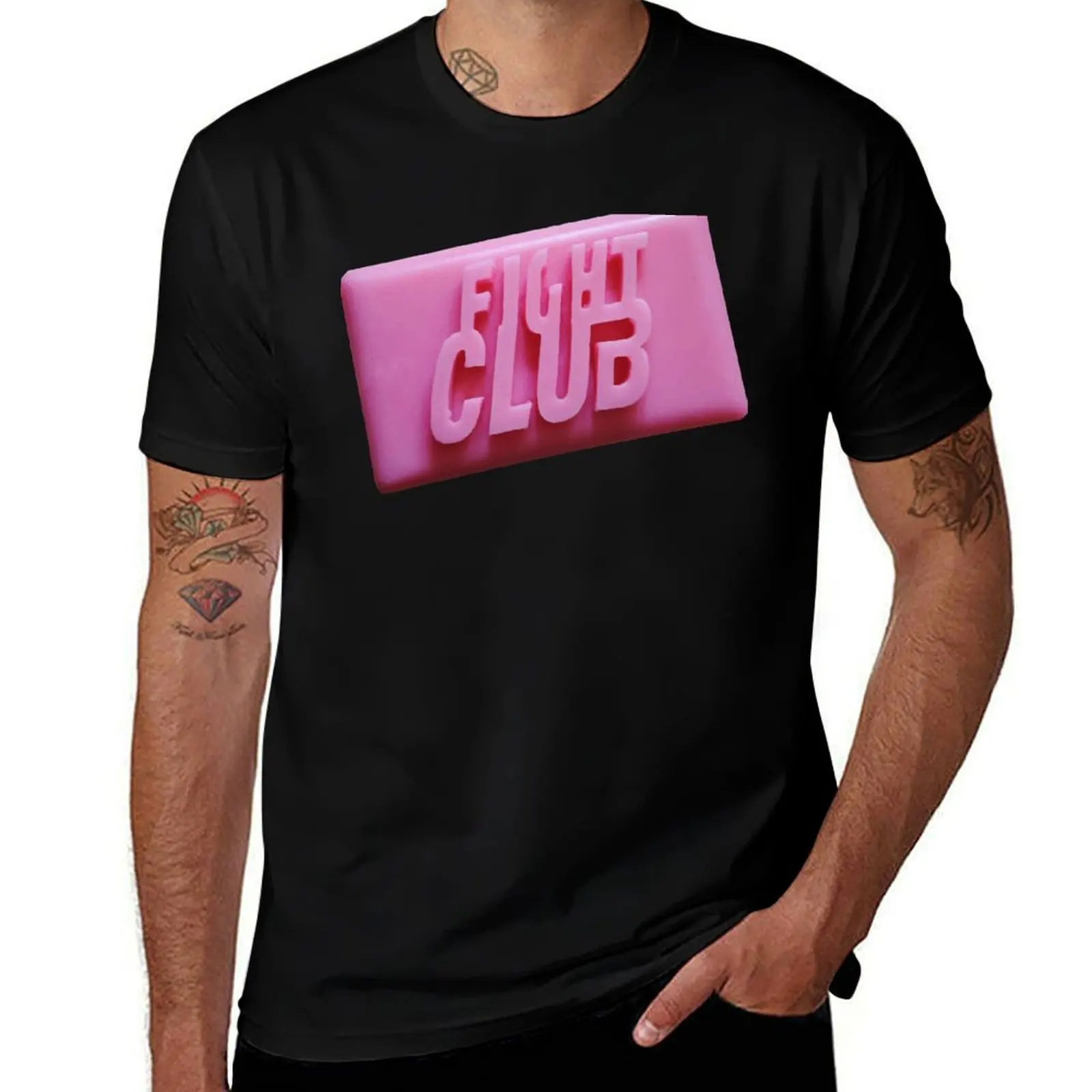 The Fight-Club T-Shirt Big Size Simple T-Shirt