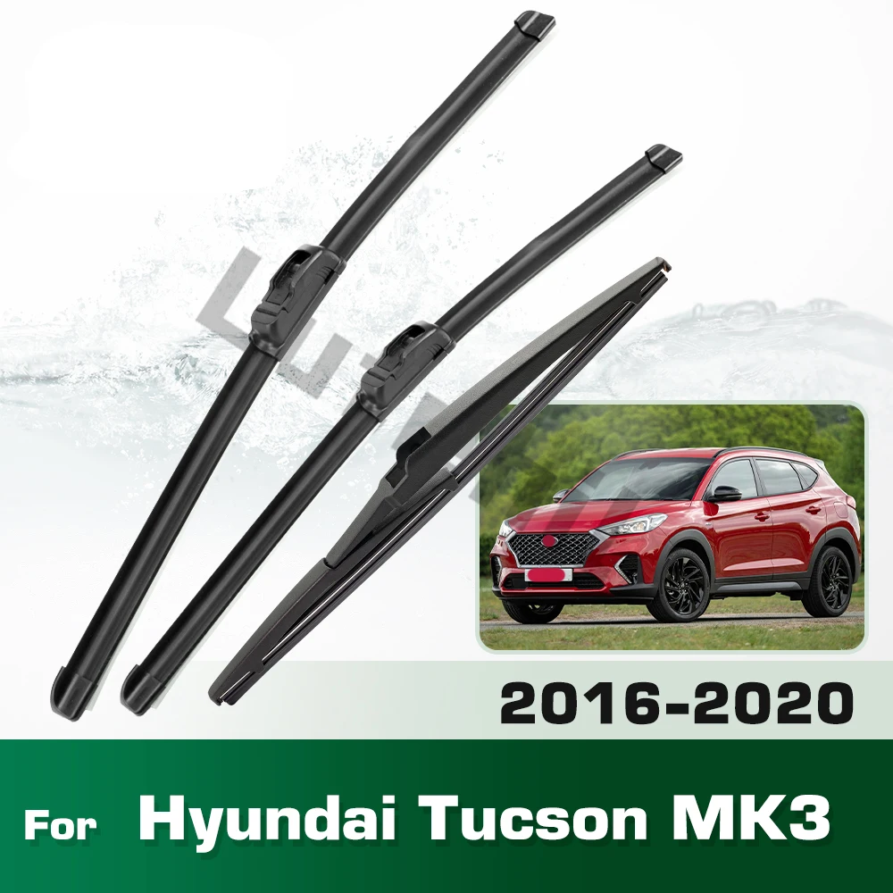Scheibenwischer vorne und hinten, Set für Hyundai Tucson TL 2016–2020, Windschutzscheibe, Windschutzscheibe, Fensterbürsten, 26 Zoll, 16 Zoll, 14 Zoll