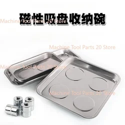 Car Maintenance Magnetic Bowl Small Parts Screw Accessories Iron Plate Storage Box Tool