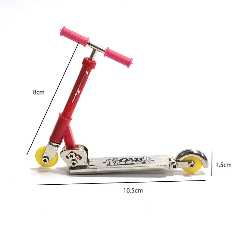 Mini Alloy Finger Skateboard Toys Creative Scooter Fingertip Fingerboards With Tools Skate Board Toys Alloy+Plastic for Kids Boy