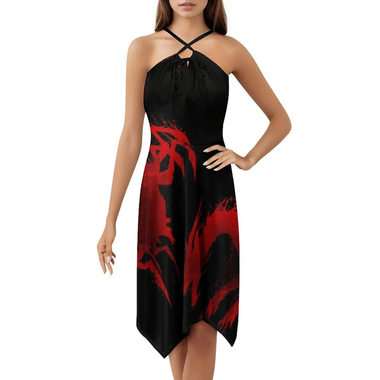 أصول عصر التنين: فستان الصحوة الدم التنين V2 على الطراز الكوري للنساء فستان كاجوال أنيق للحفلات أو التنين للارتداء اليومي #5