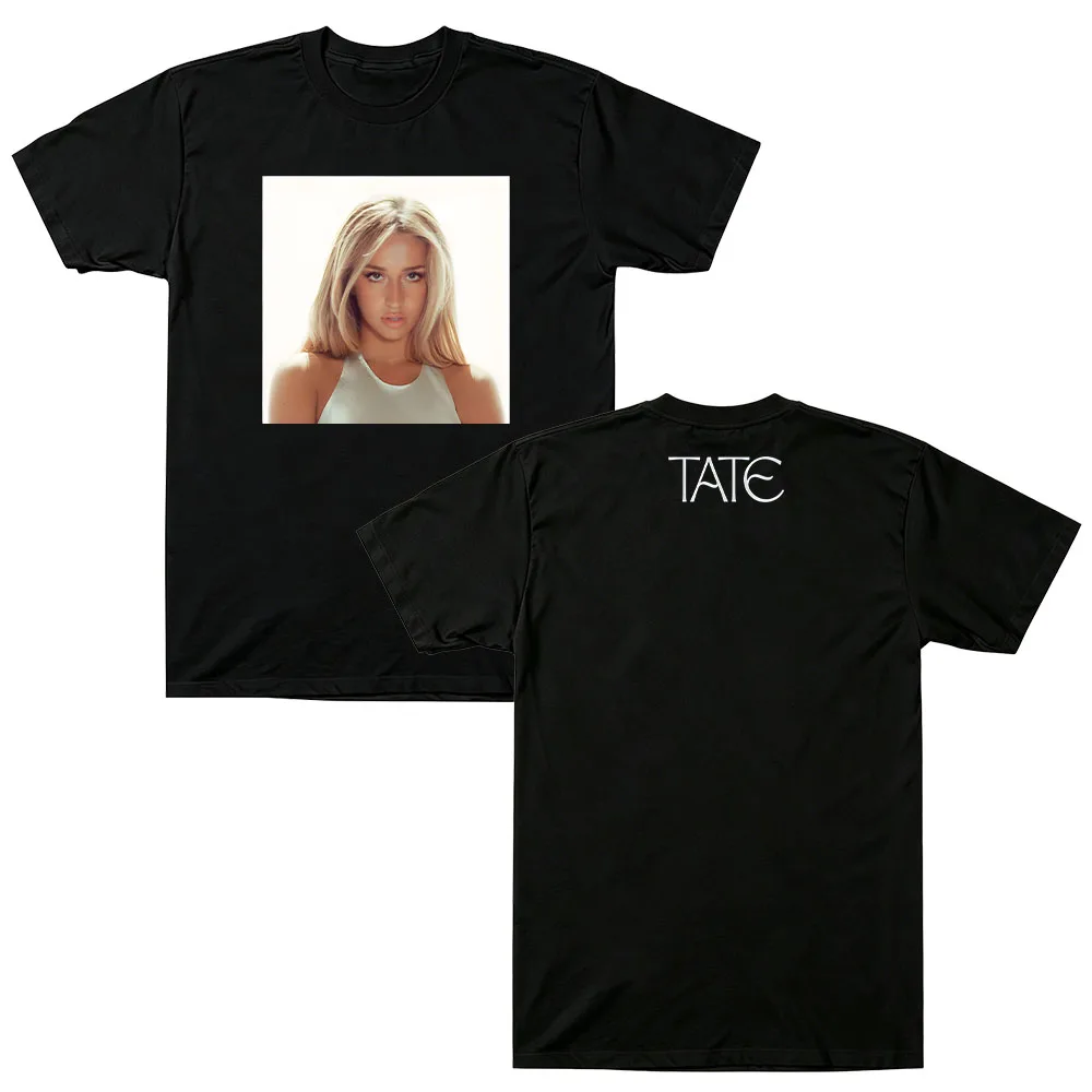 Tate McRae Mind Tee 2026 Sommer Tate Lässiges Pop-Sänger-Streetwear-Fan-Merch-Oberteil, geeignet für Damen und Herren, Baumwollkleidung – Detail 5