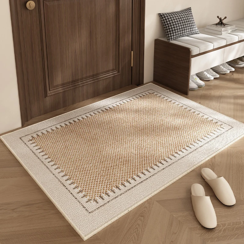 Entrance Doormat Stain-resistant  Wear-resistant Floor Mats Comfortable Loop Pile Carpet Minimalist Entryway Home Decor Rugs