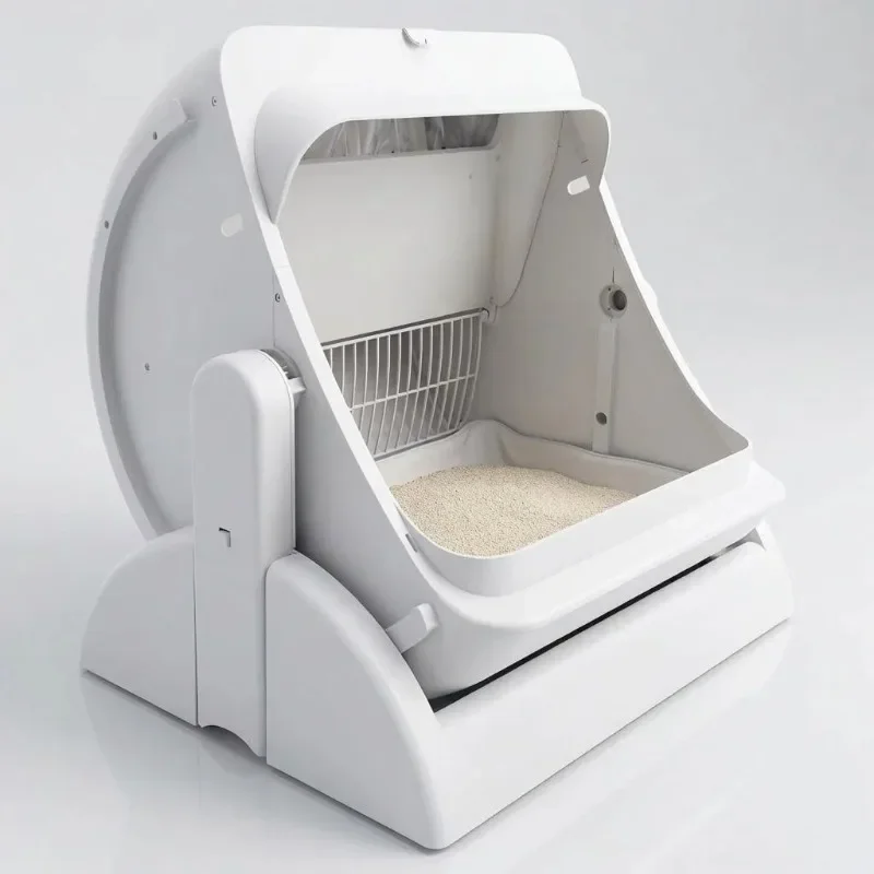 Cat litter new smart sandbox cleaning automatic electric semi-closed automatic toilet open