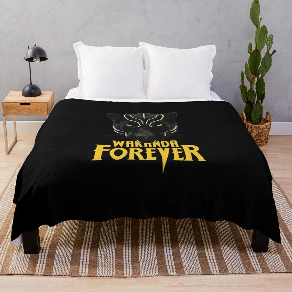 

Wakanda Forever Throw Blanket Luxury Throw Blanket Fluffy Blankets Large